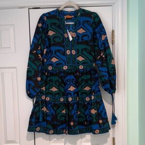 Oliphant Long Sleeve Yoke Dress NWT Size M